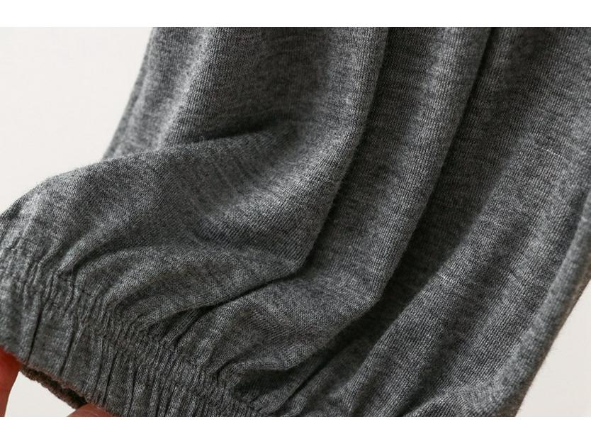 Damen 2021 High Waist Loose Fit Yoga Haremshose aus Baumwolle