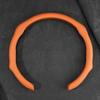 5D Premium Sports Suede Car Steering Wheel Cover Breathable Universal Non-slip 15inch/38cm New Styling Booster Covers Auto Parts