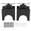 Wall Mount Polisher Holder Black Angle Grinder Stand Metal Garage Workshop Organizer for Waxing Machines