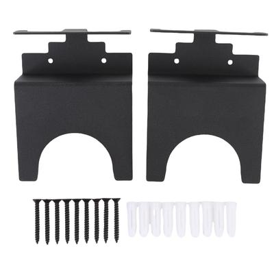 Wall Mount Polisher Holder Black Angle Grinder Stand Metal Garage Workshop Organizer for Waxing Machines