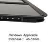 42x22 inch Horizontal Slider RV Window Aluminum Alloy Black with Screen for Cargo Trailer