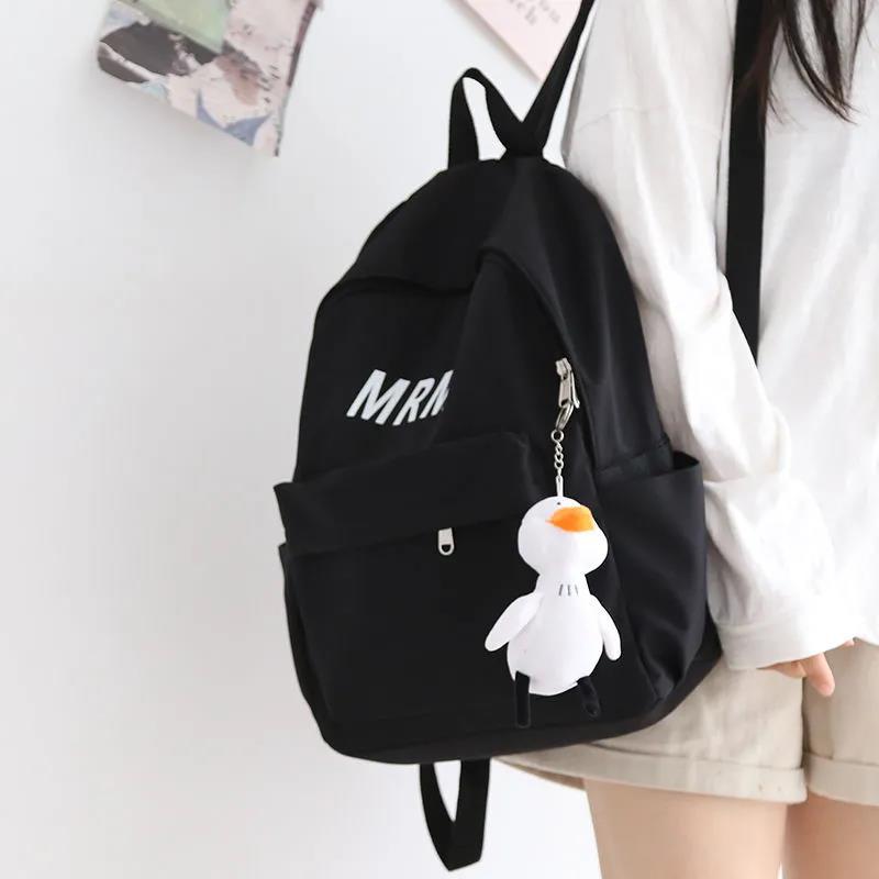 Backpack Aesthetic Nature Style Large Capacity School Bag for Elementary Middle High School Girls Korean Casual