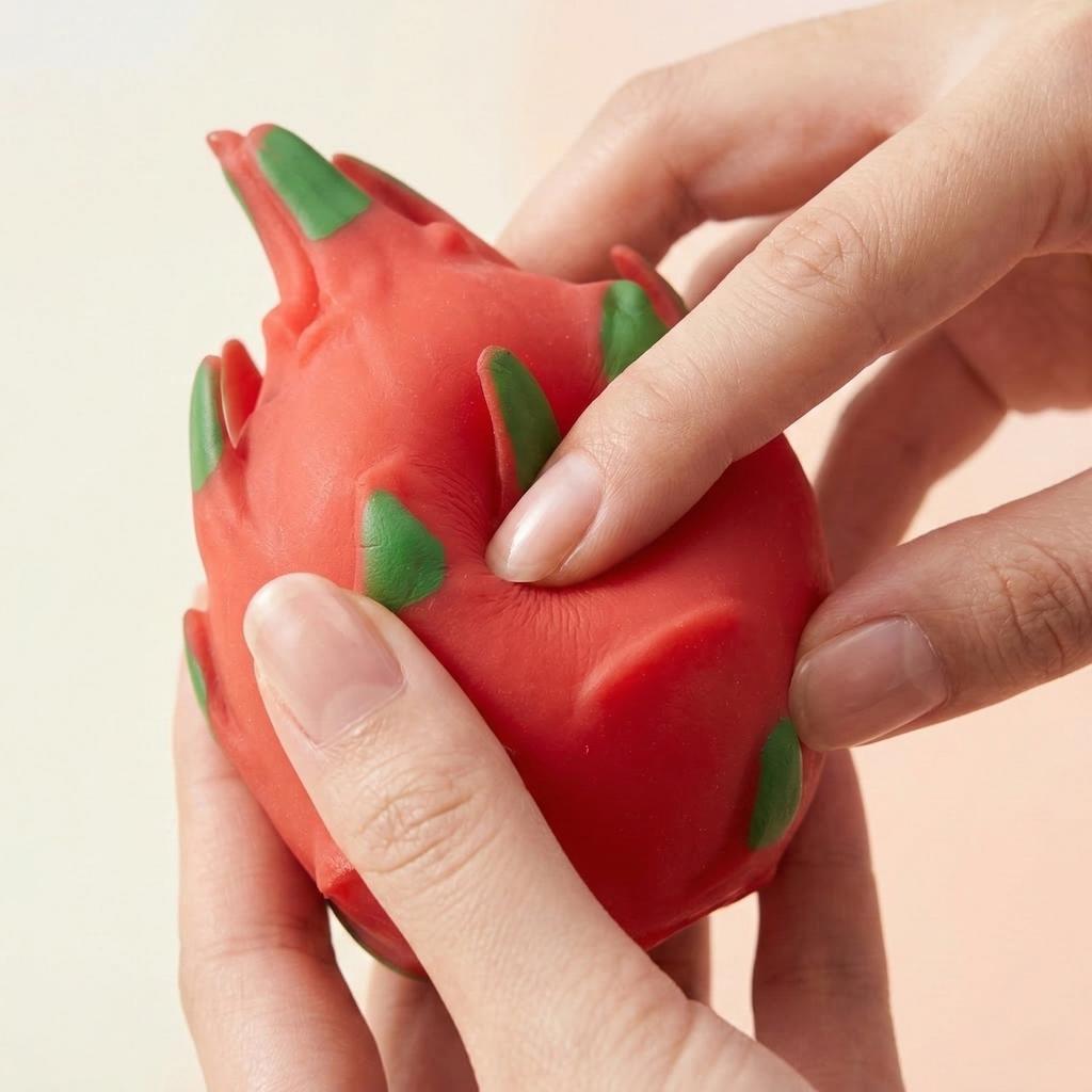 1 Color Shipped At Random Cute Squeezable Toy - Soft -shaped Stress-relieving Toy Suitable For All Ages.