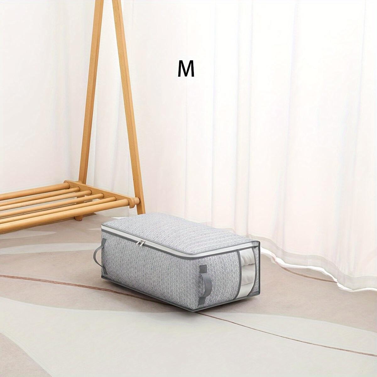 

1 шт./3 шт. - Сумка для хранения одежды, мобильный ящик для хранения одеял, сумка для хранения для дома и спальни, органайзер, ящик для хранения большой вместимости