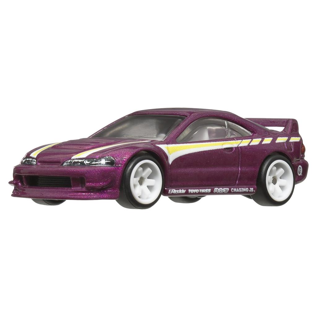 Hot Wheels Boulevard Custom '01 Acura Integra GSR Vehicle Toy, Purple, HRT77, for Ages 3 and Up