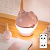 Wooden Fish Night Light Stress Relief Tap Lamp Cute Glow Bedside Lamp USB Charging Sleep Companion Interactive Toy