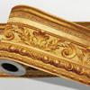 1 rollo PVC Autoadhesivo Moldura Flexible Recorte Moldura de Techo Recorte de Pared para Muebles Puerta Armario Decoración del Hogar Líneas de Estuco Imitación Flor 100mm