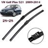 28"+28" Front Wiper Blades for VW Golf Plus 521 2009-2014, VW Touran 1T, Skoda Octavia Mk2, Seat Altea XL, VW Golf Mk5