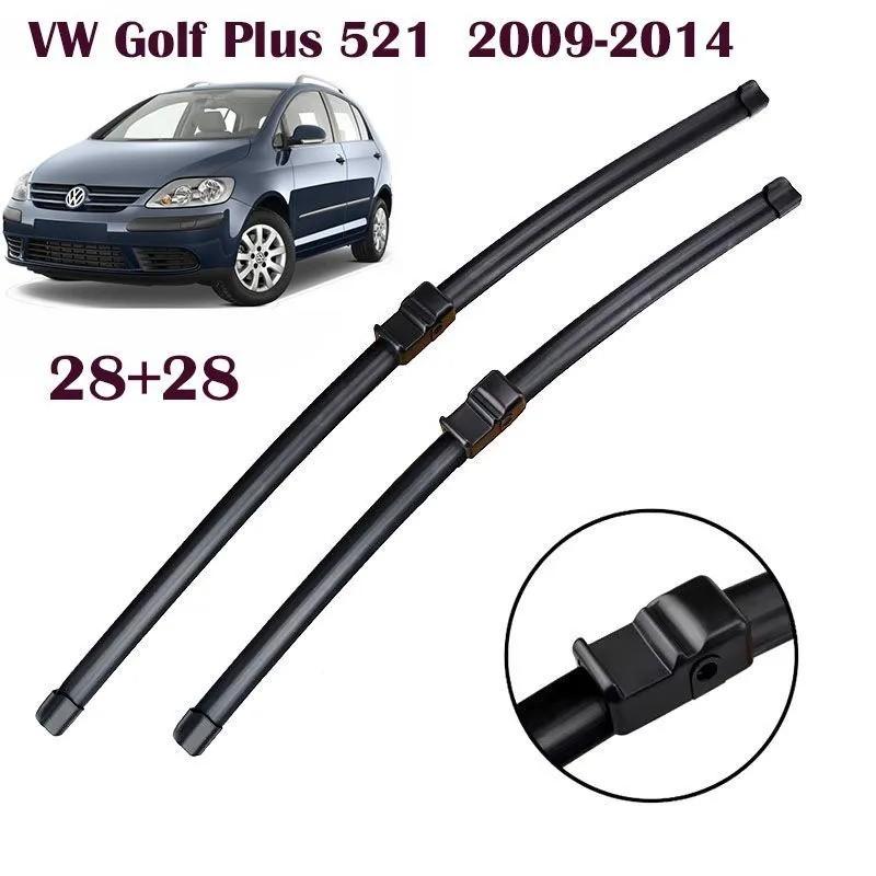 28"+28" Front Wiper Blades for VW Golf Plus 521 2009-2014, VW Touran 1T, Skoda Octavia Mk2, Seat Altea XL, VW Golf Mk5