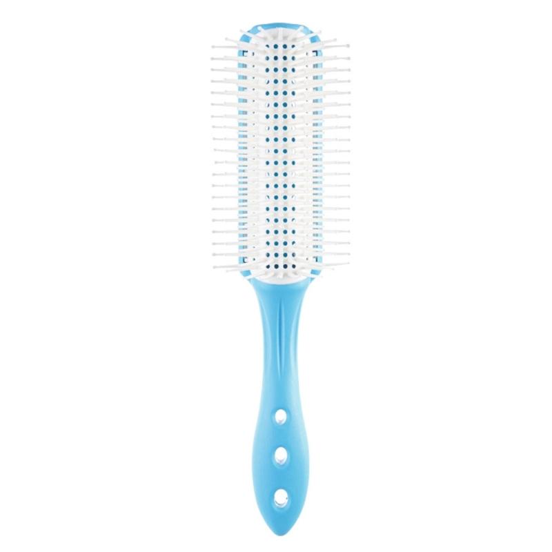 Ergonomic Detangle Hairbrush With Soft Bristles And Hollow Out Designs Hairdressing Tool Styling Comb For Oild Head