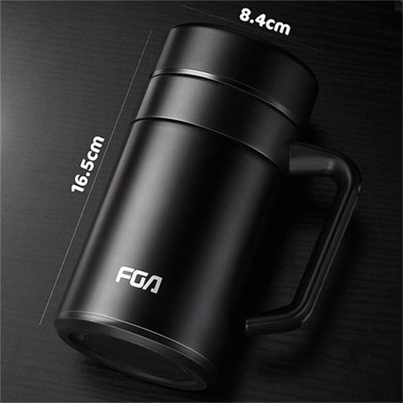 Fuguang 304 Stainless Steel Insulated Mug with Handle, 420ml