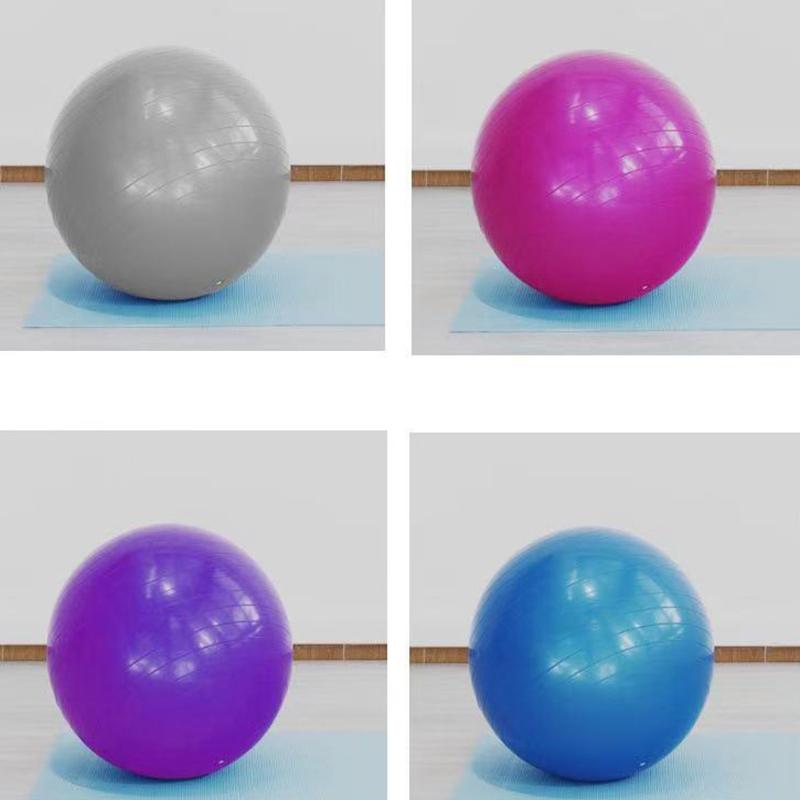 Diameter 45Cm Pvc Fitness Balls Yoga Ball Balance Stability Thickened Explosion-Proof Exercise Home Gym Pilates Equipment