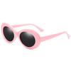 Women Oval Goggle Kurt Cobain Fashion Korean Sunglasses Retro Trendy UV Protection