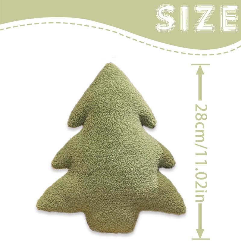 

28/35cm Christmas Tree Plush Toys Soft Exquisite Throw Pillow Christmas Party Atmospheric Decorations Festival Gifts For Friends