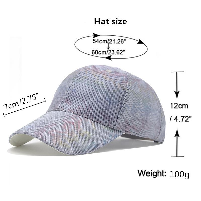 Spring And Summer Camouflage Baseball Cap Women'S Versatile Personalized Mesh Cap Summer Breathable Sun Hat