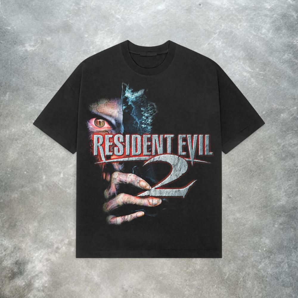 Tricou Resident Evil 2 PS2 Y2K Retro Joc Horror Tricou Bărbați Bumbac Pur Casual Streetwear Top pentru Cuplu tricou supradimensionat