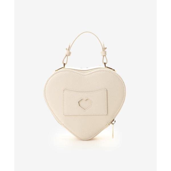 Shoulder Bag Shoulder Bag [Samantha Vega] Bag/Mini Heart-shaped Women's Off-White