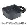 Plastic Hanging Dog Water Bowl Pet Heated Bowl Heated Dog Bowl for Rabbits Dogs Cats and All Breed Sizes
