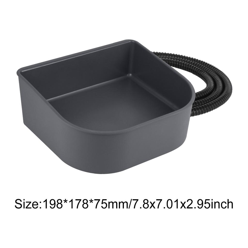 Plastic Hanging Dog Water Bowl Pet Heated Bowl Heated Dog Bowl for Rabbits Dogs Cats and All Breed Sizes