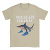 Trallallero Trallala Funny Shark Meme T-Shirt Summer Pure Cotton T Shirts For Mens Trending Casual Tee Shirt  Sleeve  Basic Tops