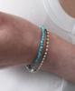 Lisse [925 Silver] Turquoise Link B