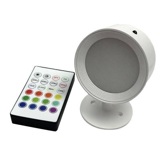 LED Wall Lamp Night Light with Remote Control Dimmable Rechargeable 360-Degree