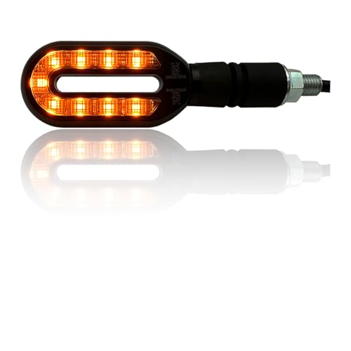 

KSHOSIYOK Светодиодные указатели поворота для мотоциклов, с е-маркировкой, соответствуют требованиям техосмотра, 9 светодиодов, высокая яркость, 12 В, U-образные, универсальные, 4 шт.