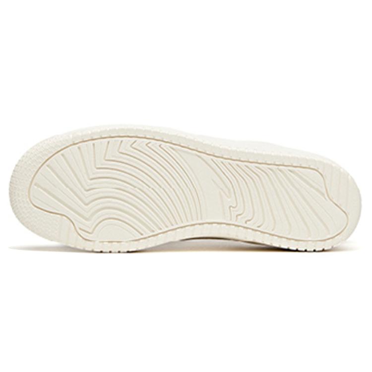 New Anta Life Collection Durable Breathable Low Top Skateboard Shoes Women's White Lotus Gray 922358066-10