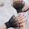 Elegant Trim Point Gloves For Unguis Art Photography Ventilated Polyamide Flexible Accessories For Weddings Parties