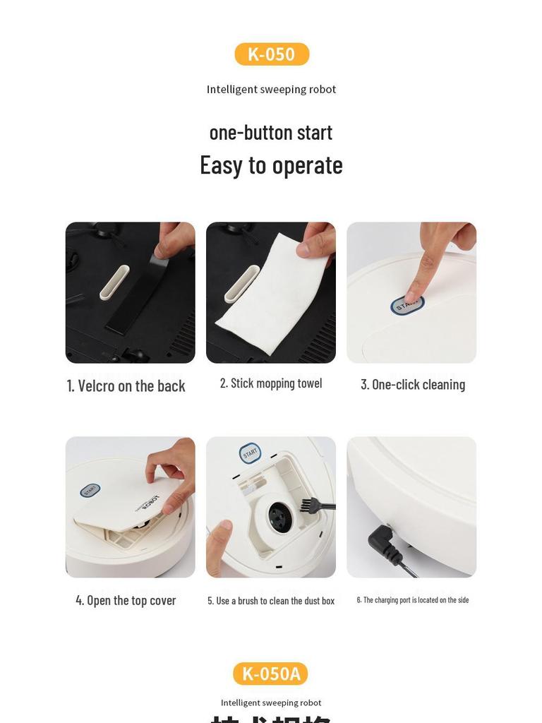 Multifunktionaler intelligenter Saugroboter: Alles-in-Einem Staubsaugen, Kehren & Wischen Reiniger