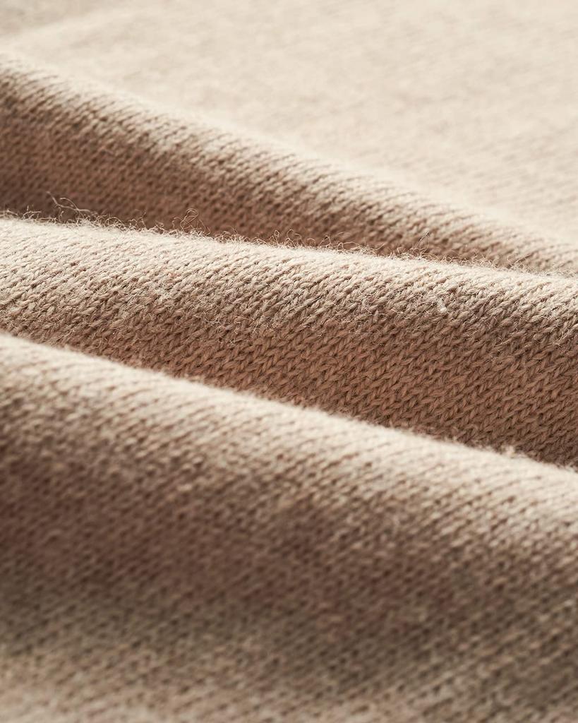 Dva Kašmírová Bavlna Přírodní Svetr Malý Béžový Tříděný (55131)