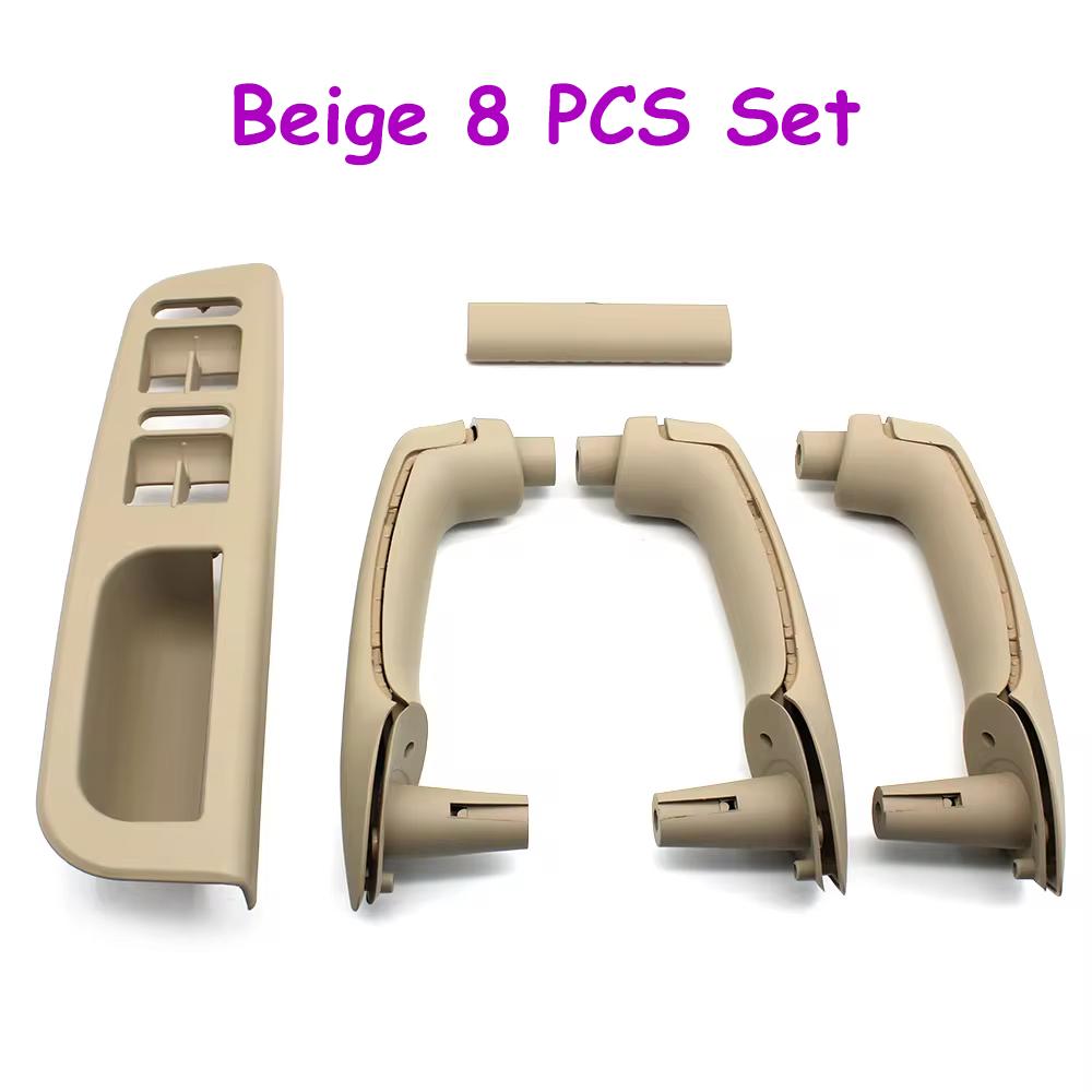 Golf 4 MK4 Jetta LHD Carbon Fiber Front Rear Left Right Door Handle Set Replacement For Volkswagon VW Bora 1999-2004