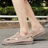 2025 Popular Bag Head Sandals Men's Summer Beach Sandals Trendy Men's Hand-stitched Large Size Cool Slippers