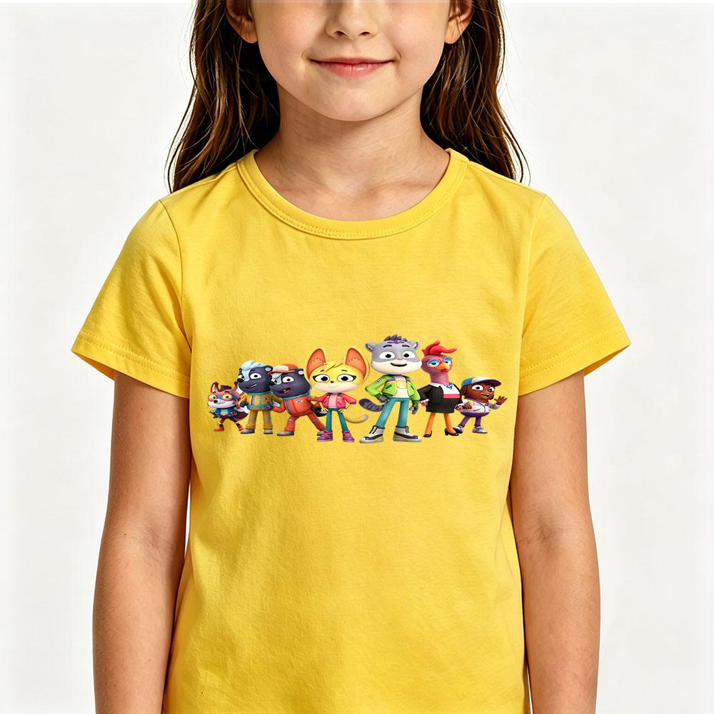 2026NEW The Creature Cases Kids T-shirt 100% Cotton Cartoon Print 2-12 Years Unisex Fashion Soft Short Sleeve O Neck Casual Tops