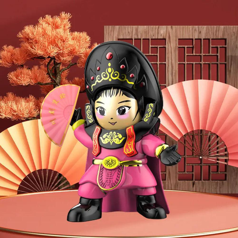 Sichuan Opera Face Changing Doll Chinese Style Creative Relief Pendant Doll Stress Gift Toy Z2F4