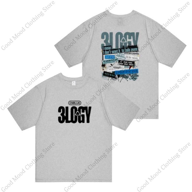 CNBLUE 3LOGY Concert T Shirt Jung Yong Hwa Lee Jung Shin Kang Min Hyuk Same Tshirt Kpop Unisex Women Cotton Short Sleeve Tee Tops S