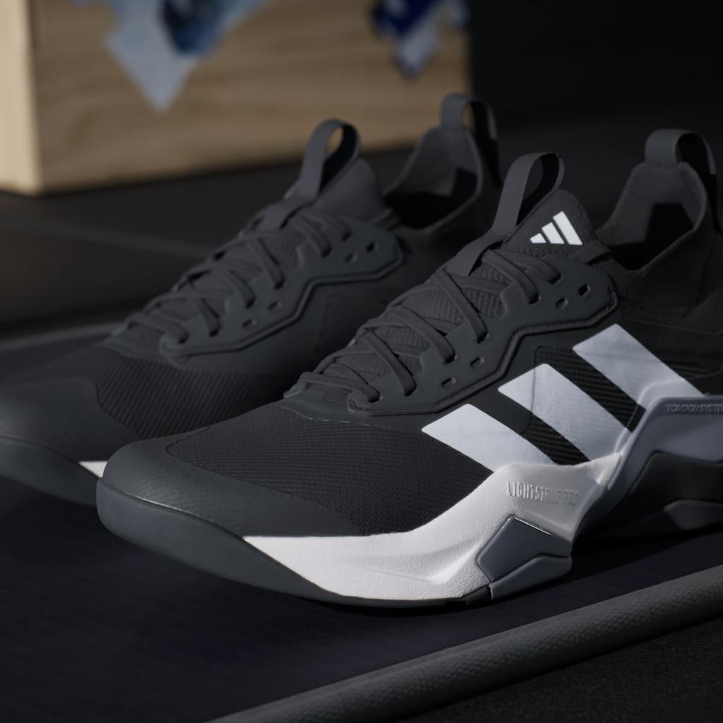 adidas Rapidmove ADV 2 HIIT Training Shoes IH5242 Men's Performance Sports Shoes Core Black / Cloud White / Grey