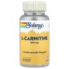 Solaray L-Carnitine 500mg Veggie Capsules, 30 Count
