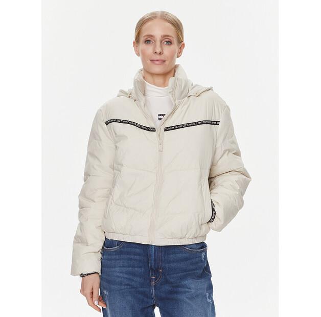 

Демисезонная куртка Tommy Jeans DW0DW17238 бежевого цвета, стандартный крой M