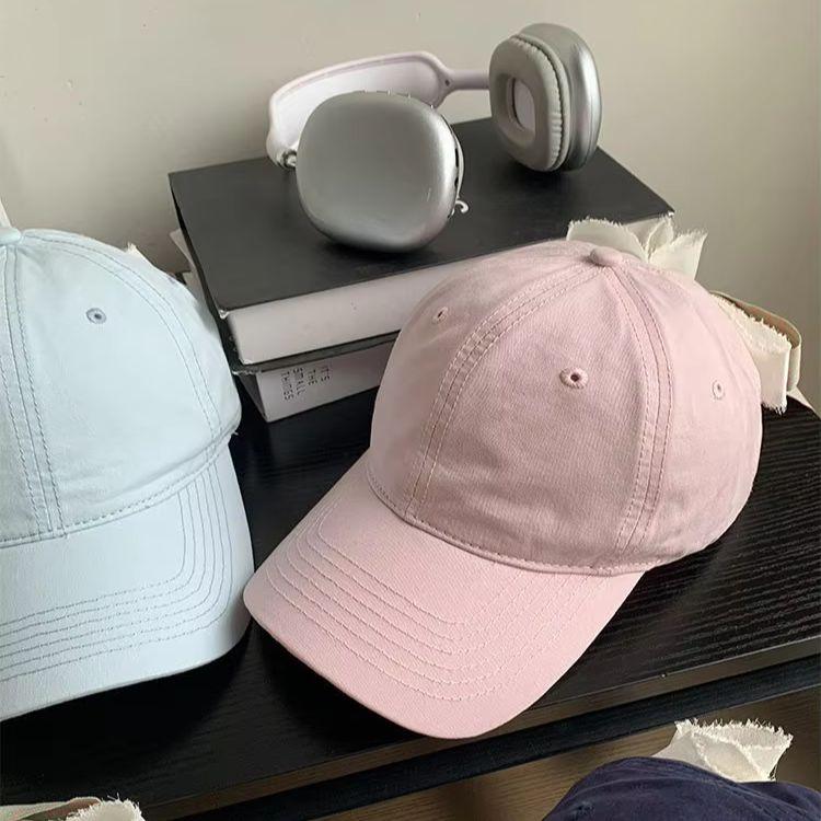 Minimalist Bow Ribbon Soft-Peak Baseball Cap: Fresh Summer Solid Colour, Versatile Sun Protection Cap