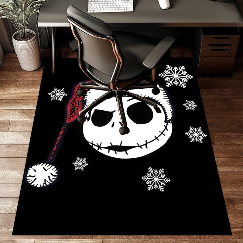 1pc Jack Christmas2 Design Printed Area Rug Carpet for Bedroom Living Room Home Decor Rugs Mat Non Slip Mat Rug for Bedside