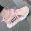 New Pink Child Sneakers Big Size 38 Breathable Comfort Sports Shoes for Girls Platform Children Running Sneakers Zapatillas Niño