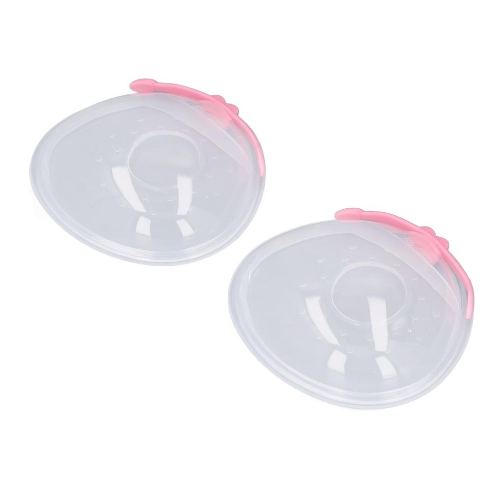 2 stk Morsmelk samlekopper Sølforebyggende silikon ammekopper med lokk 11cm Lengde