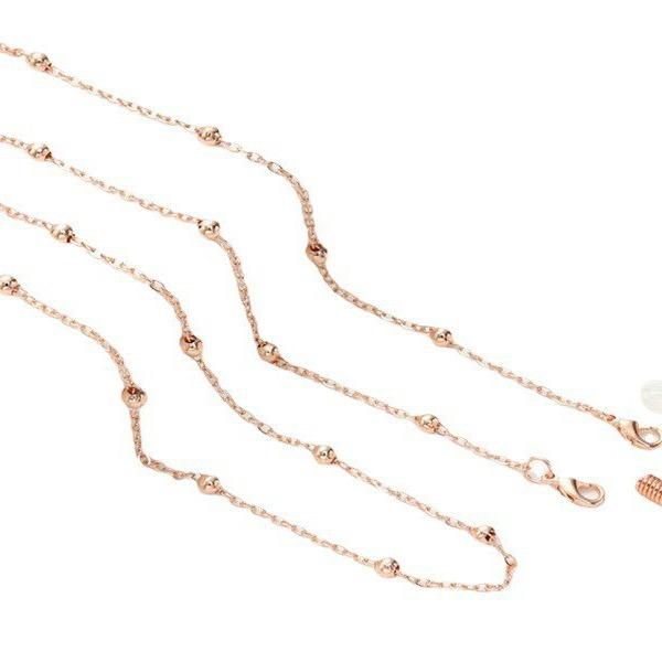 Schicker europäischer & amerikanischer Mode-Brillenketten-Clip: Damen Nischendesign, High-End Schmuck & Maskenkettchen-Accessoires