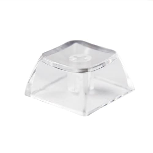 Stoooduo 6-Piece Set of Universal Keyboard Replacement Keycaps, PC Material, Transparent Clear for XDA Mechanical Keyboards