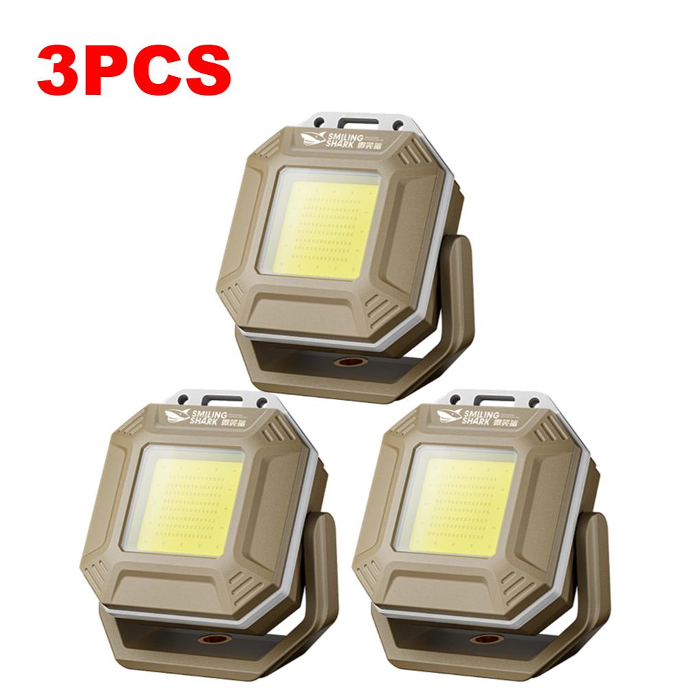 1-10PCS COB LED Work Light With Magnetic Base 180 ° Adjustable Angles Inspection Lamp Waterproof Outdoor Emergency Flashlights