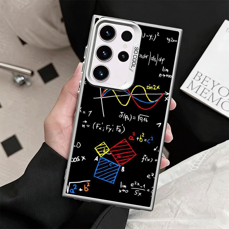 Physics Chemical Mathematics Shockproof Phone Case for Samsung Galaxy S26 Edge S25 Ultra S24 FE S23 Plus S21 Cover Anti Fall Fun