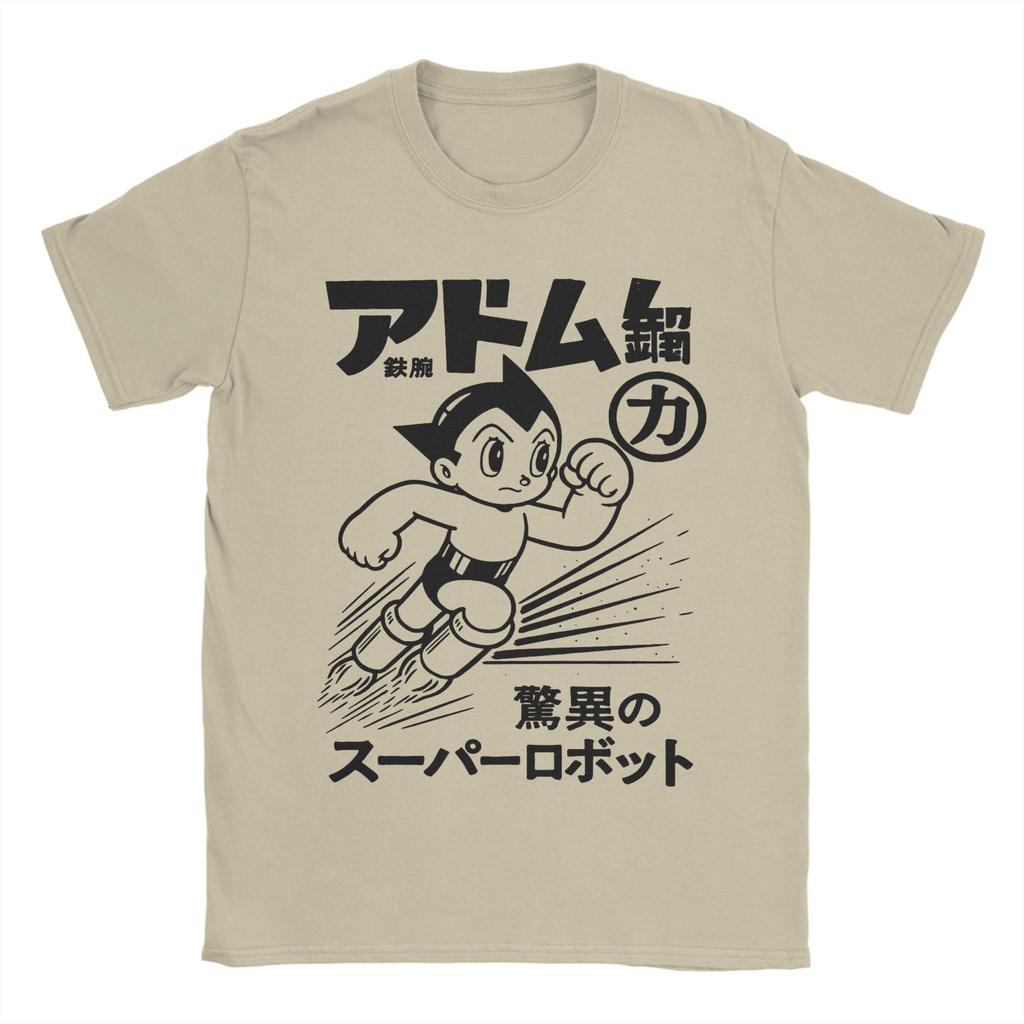 Men Womens Japanese Astro Boy Flight Print T Shirt Men Cotton Novelty TShirt Crew Neck Tee Shirt Short Sleeve Clothing Cotton