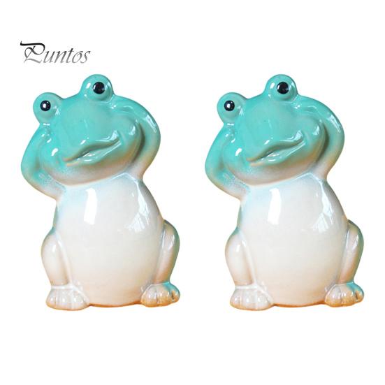 

2 шт. Кришка болта для унітазу у формі жаби, керамічна фігурка тварини, водонепроникна, декоративна кришка для гвинта болта підлоги унітазу, прикраса для дому, готелю, ванної кімнати ціан