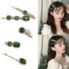 PCS Spilla Strass Fermagli Metallo per Capelli Spilla Verde Cristallo Decorazioni per Signora Donne Ragazze